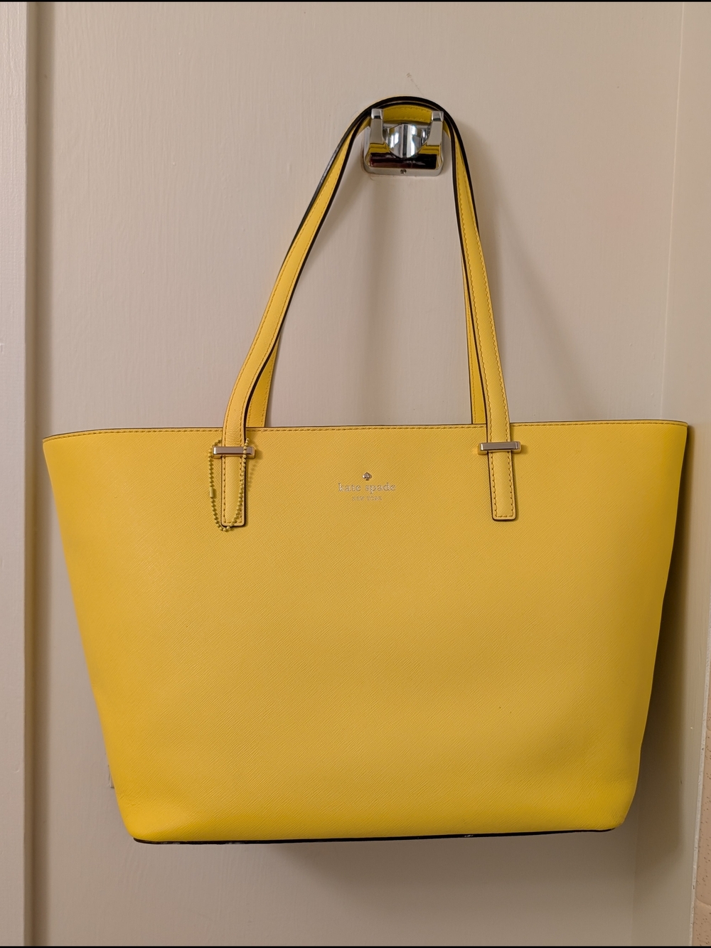 kate spade Yellow Leather Tote Bag